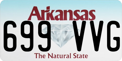 AR license plate 699VVG