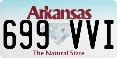 AR license plate 699VVI
