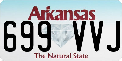 AR license plate 699VVJ