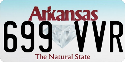 AR license plate 699VVR