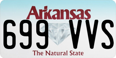 AR license plate 699VVS