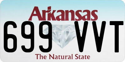 AR license plate 699VVT