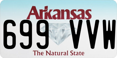 AR license plate 699VVW
