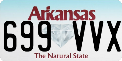 AR license plate 699VVX