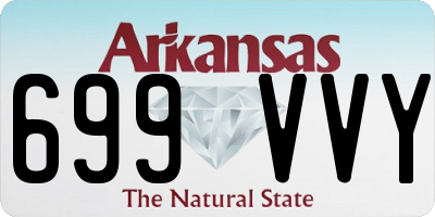 AR license plate 699VVY