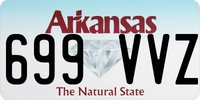 AR license plate 699VVZ