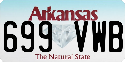 AR license plate 699VWB