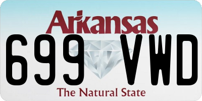 AR license plate 699VWD