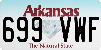 AR license plate 699VWF