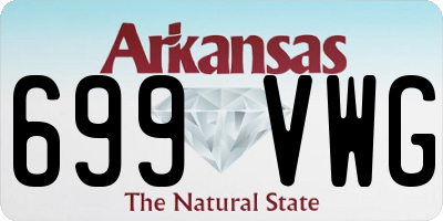 AR license plate 699VWG