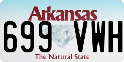 AR license plate 699VWH