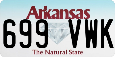AR license plate 699VWK