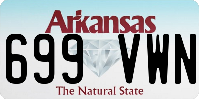 AR license plate 699VWN