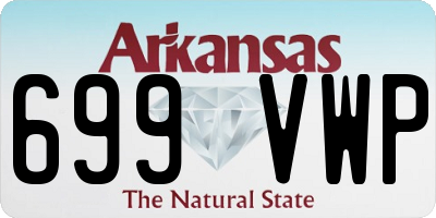 AR license plate 699VWP