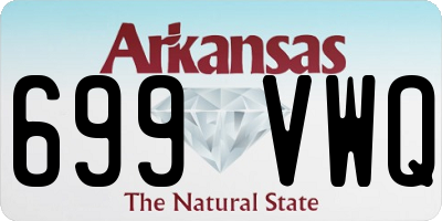AR license plate 699VWQ