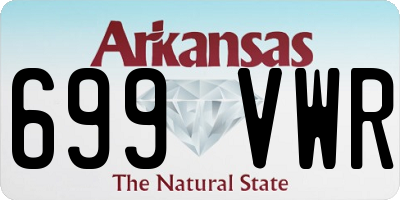 AR license plate 699VWR