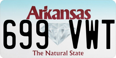 AR license plate 699VWT