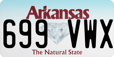 AR license plate 699VWX