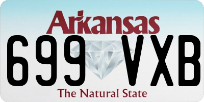 AR license plate 699VXB