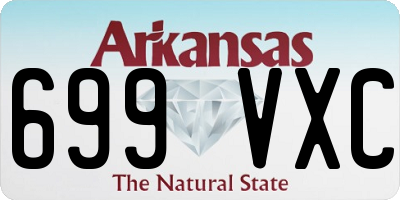 AR license plate 699VXC