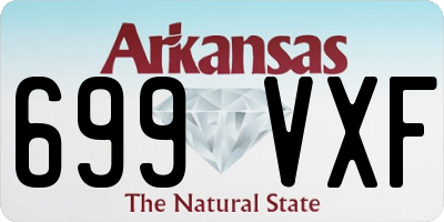 AR license plate 699VXF