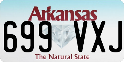 AR license plate 699VXJ