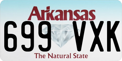 AR license plate 699VXK