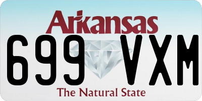 AR license plate 699VXM