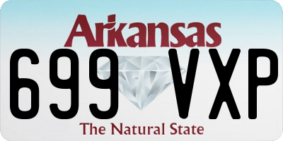 AR license plate 699VXP