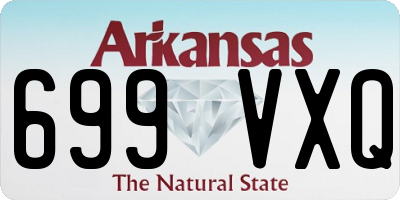 AR license plate 699VXQ