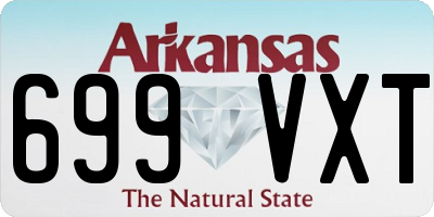 AR license plate 699VXT