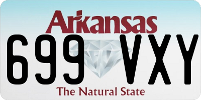 AR license plate 699VXY