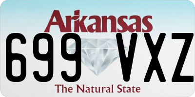 AR license plate 699VXZ