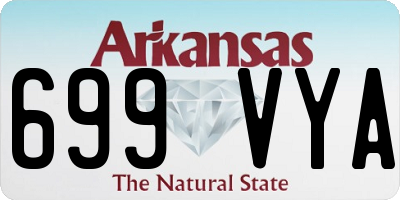 AR license plate 699VYA