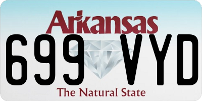AR license plate 699VYD