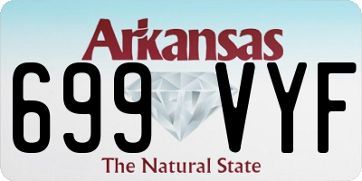 AR license plate 699VYF