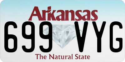 AR license plate 699VYG