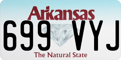 AR license plate 699VYJ