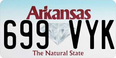AR license plate 699VYK
