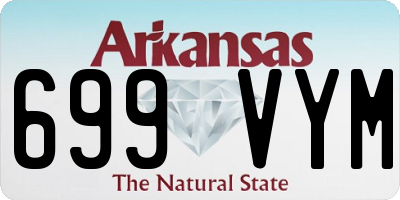 AR license plate 699VYM