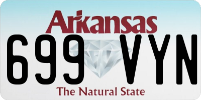 AR license plate 699VYN