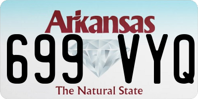 AR license plate 699VYQ