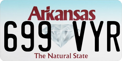 AR license plate 699VYR