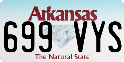 AR license plate 699VYS