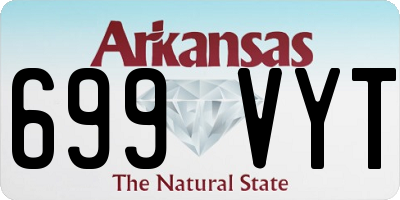 AR license plate 699VYT