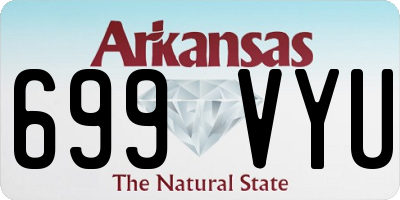 AR license plate 699VYU