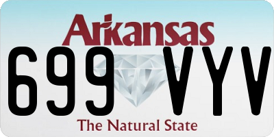 AR license plate 699VYV