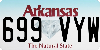 AR license plate 699VYW