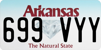 AR license plate 699VYY