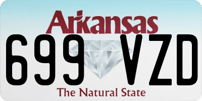 AR license plate 699VZD